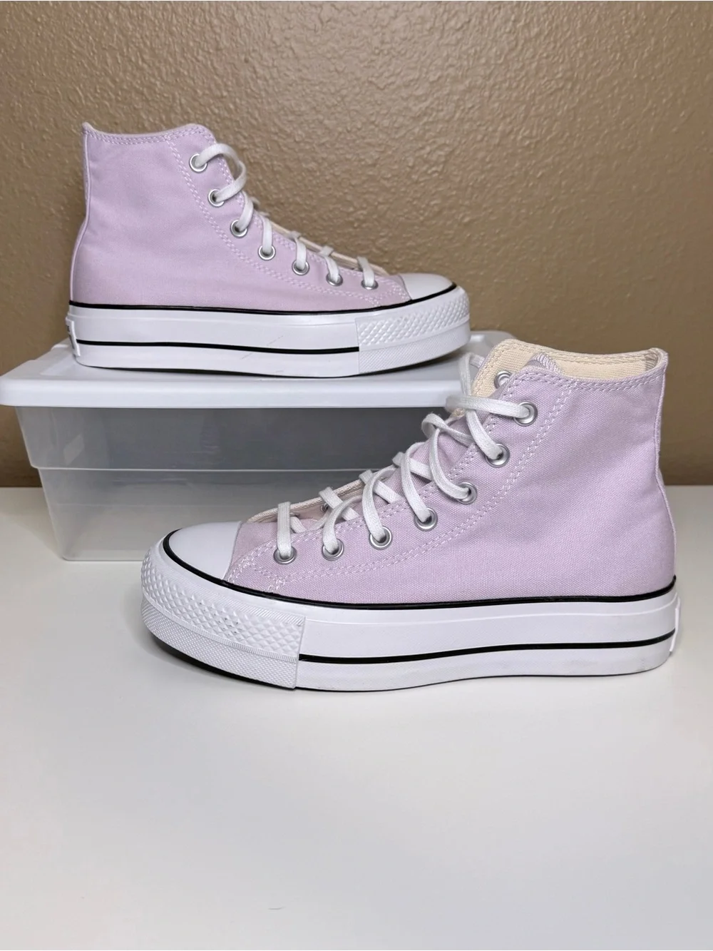 Converse | Chuck Taylor All Star Lift Platform Sneakers | Pale Amethyst US7 EUC